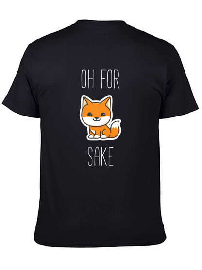 Camiseta Negra Oh For Fox Sake