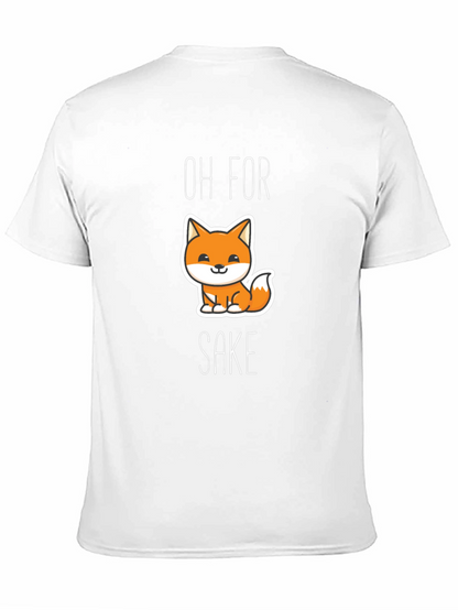 Camiseta Negra Oh For Fox Sake