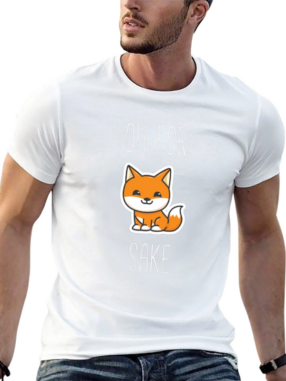 Camiseta Negra Oh For Fox Sake