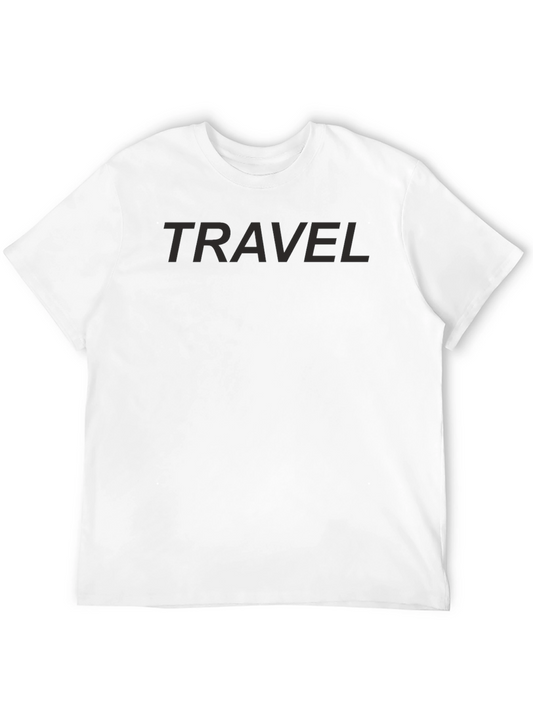 Camiseta Negra Travel Casual Unisex