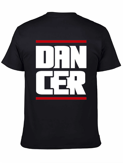 Camiseta Negra con Diseño Dancer