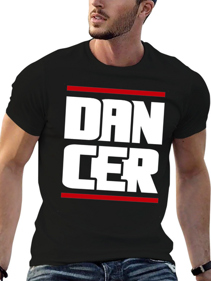 Camiseta Negra con Diseño Dancer