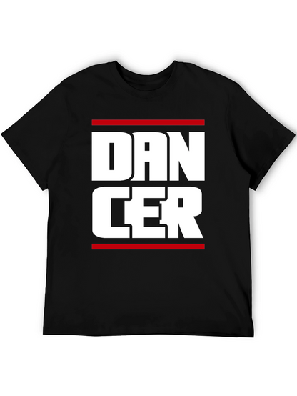 Camiseta Negra con Diseño Dancer