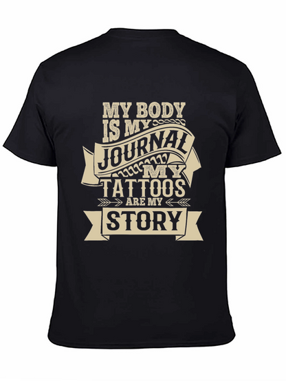 Camiseta Negra My Body Is My Journal