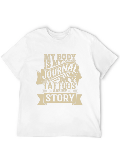 Camiseta Negra My Body Is My Journal