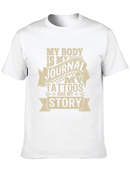 Camiseta Negra My Body Is My Journal