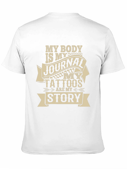 Camiseta Negra My Body Is My Journal