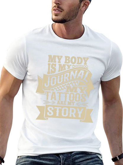 Camiseta Negra My Body Is My Journal