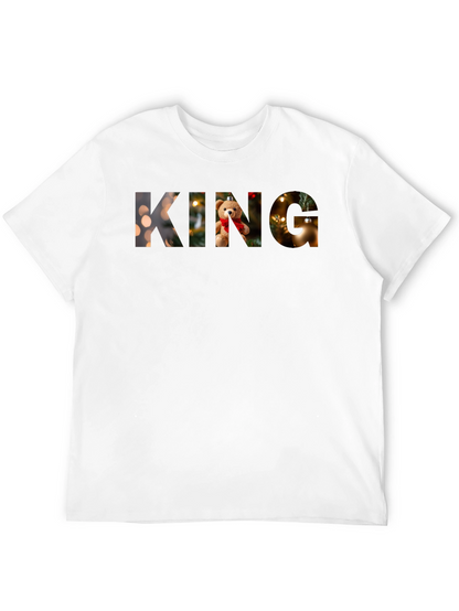 Camiseta Negra King Navideña