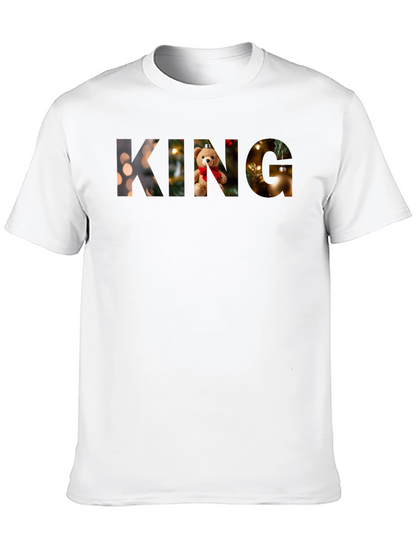 Camiseta Negra King Navideña