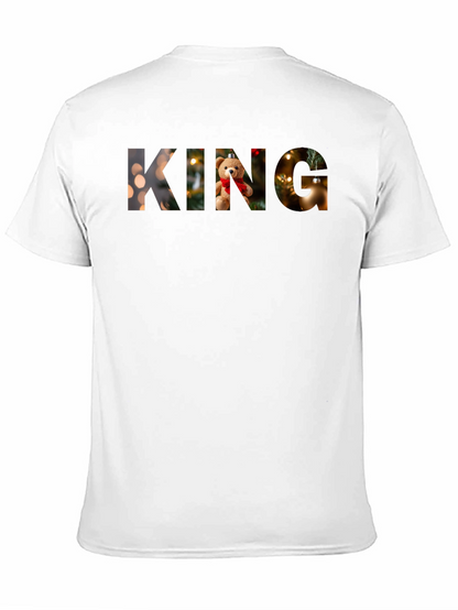 Camiseta Negra King Navideña