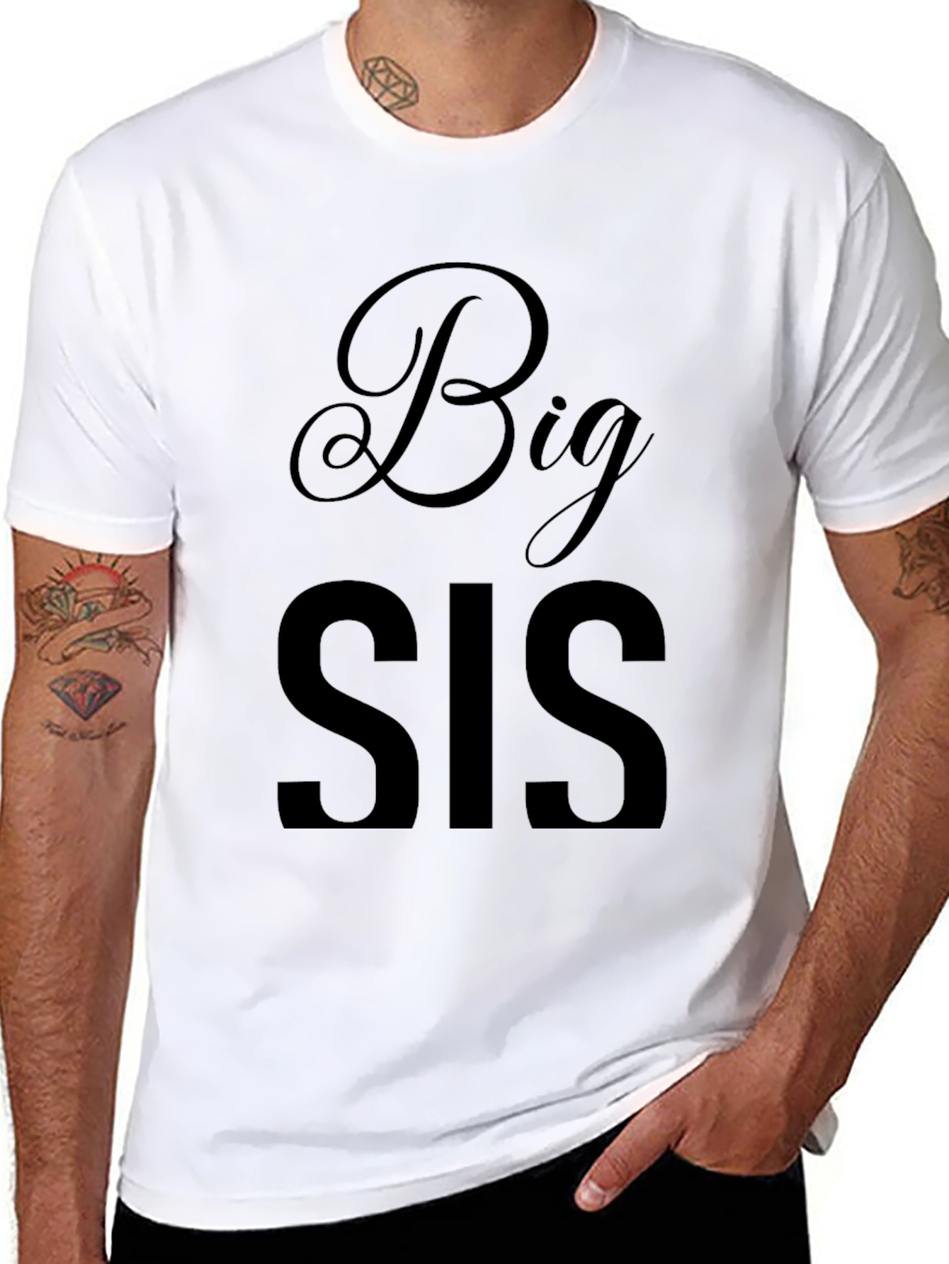 Camiseta Negra Big Sis