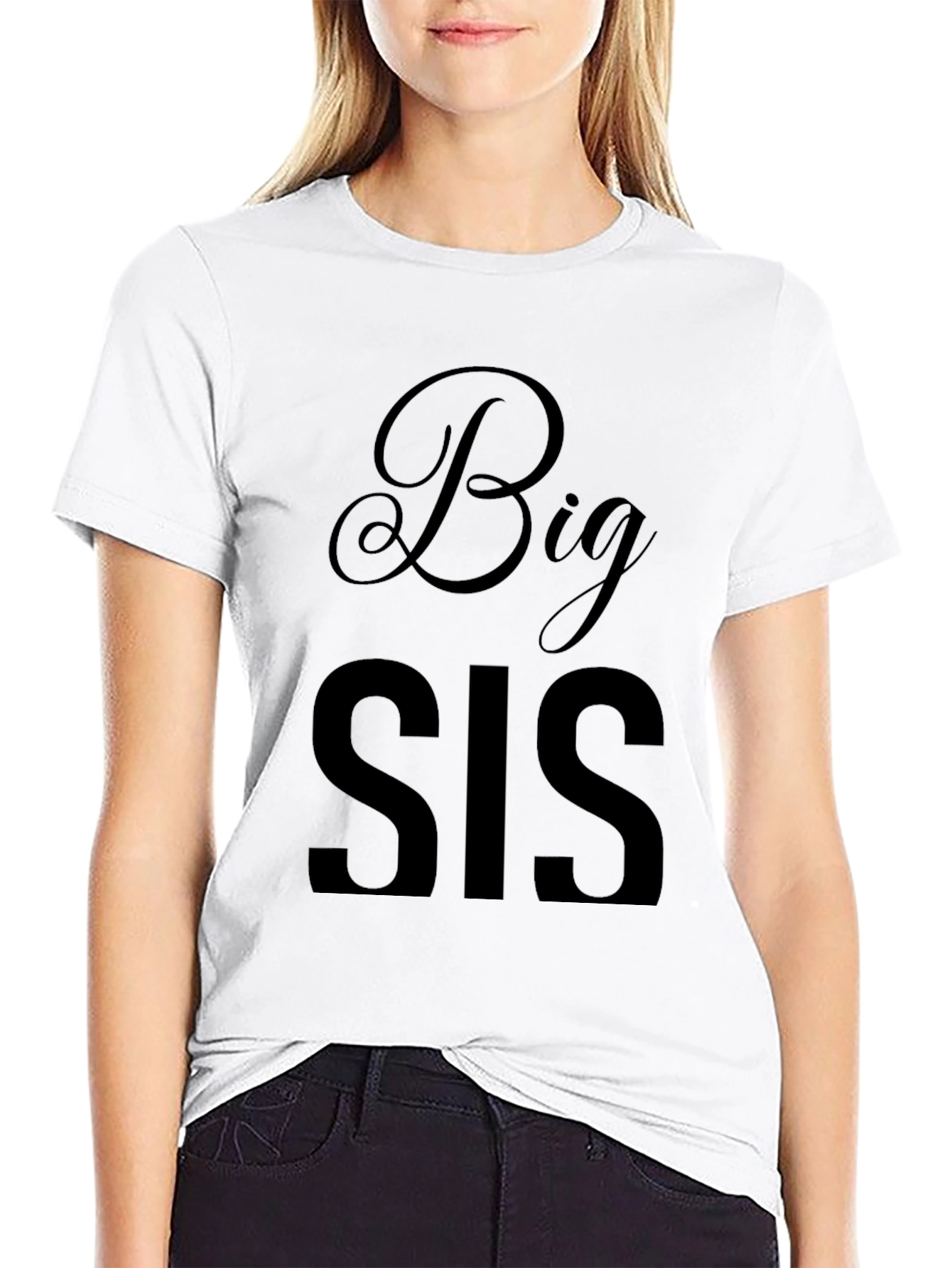 Camiseta Negra Big Sis
