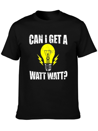 Camiseta Negra Eléctrica: ¿Puedo Obtener Un Watt Watt?