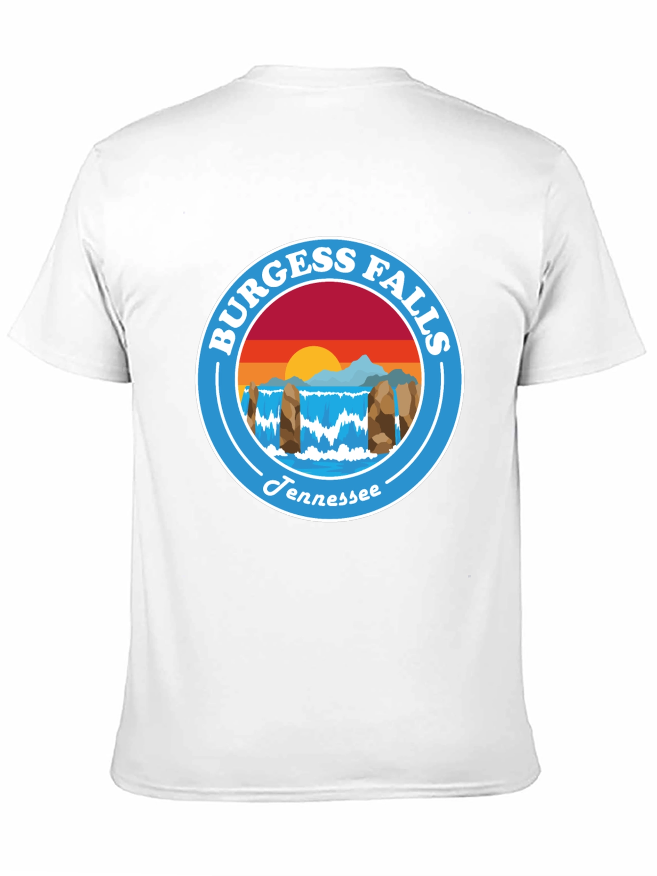 Camiseta Negra Burgess Falls Tennessee
