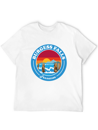Camiseta Negra Burgess Falls Tennessee