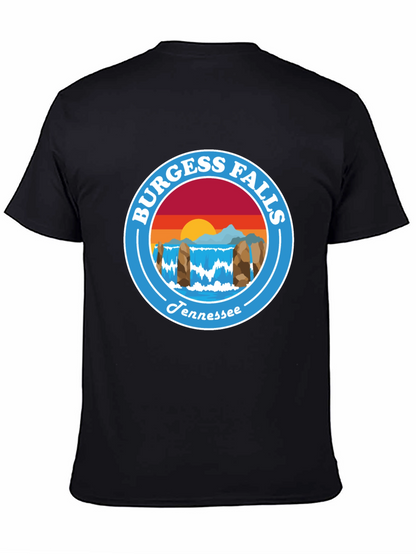 Camiseta Negra Burgess Falls Tennessee