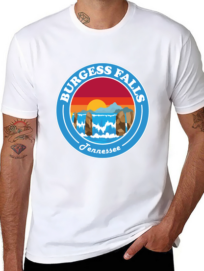 Camiseta Negra Burgess Falls Tennessee