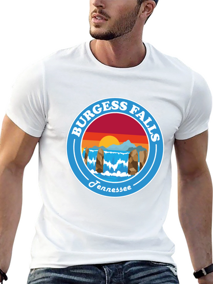 Camiseta Negra Burgess Falls Tennessee