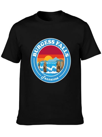 Camiseta Negra Burgess Falls Tennessee
