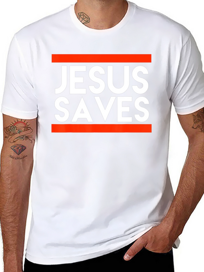 Camiseta Jesús Salva - Diseño Moderno