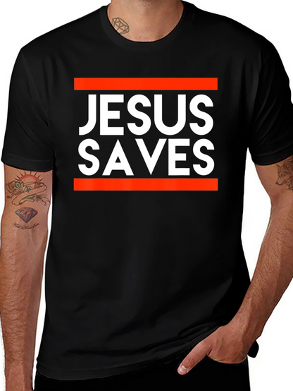Camiseta Jesús Salva - Diseño Moderno