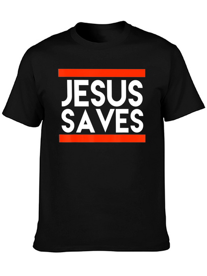 Camiseta Jesús Salva - Diseño Moderno