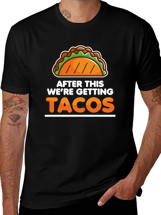 Camiseta Negra Después de esto vamos por tacos