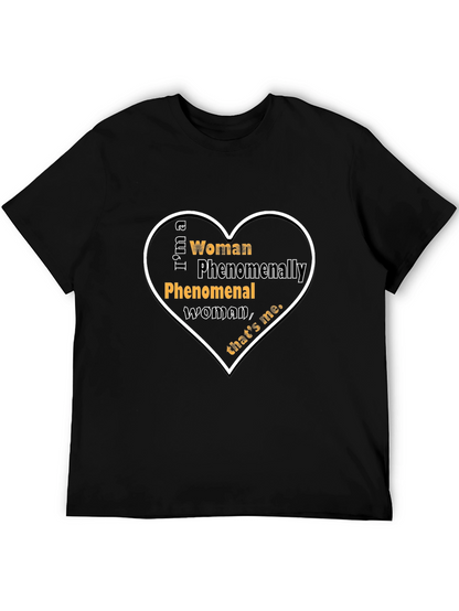 Camiseta Negra: Mujer Fenomenal