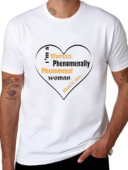 Camiseta Negra: Mujer Fenomenal