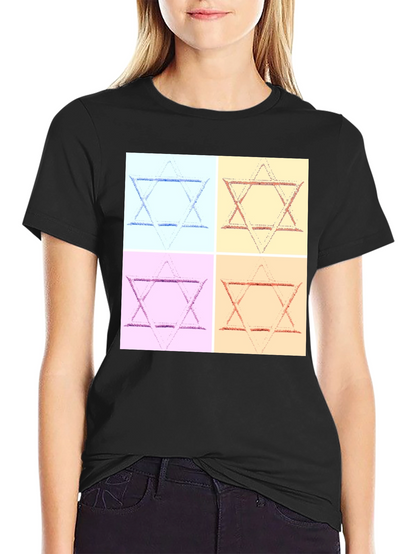 Camiseta Hombre Estrella de David Arte Pop