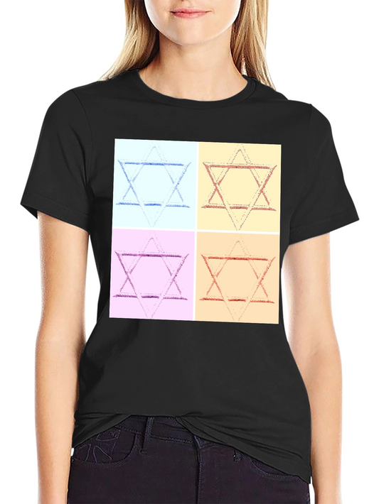 Camiseta Hombre Estrella de David Arte Pop