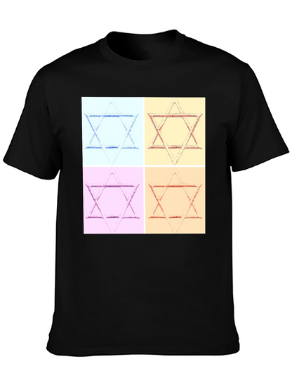 Camiseta Hombre Estrella de David Arte Pop