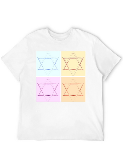Camiseta Hombre Estrella de David Arte Pop