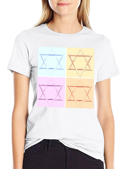 Camiseta Hombre Estrella de David Arte Pop