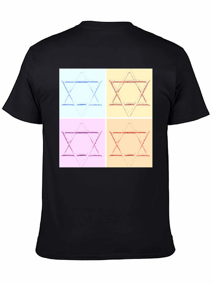 Camiseta Hombre Estrella de David Arte Pop