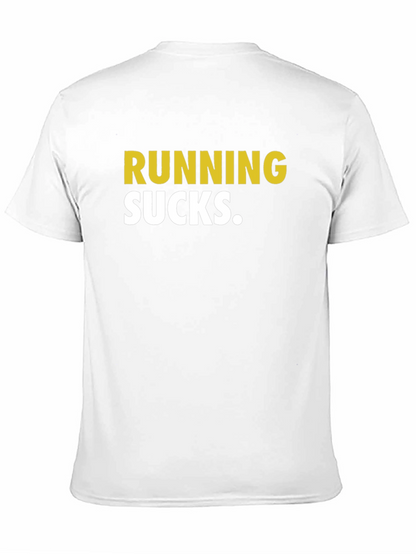 Camiseta Negra Running Sucks