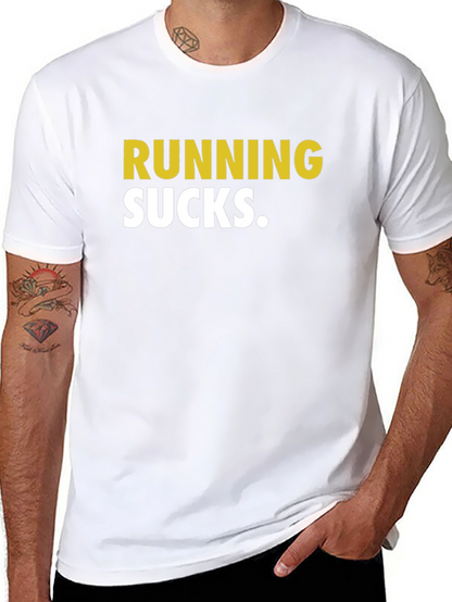 Camiseta Negra Running Sucks