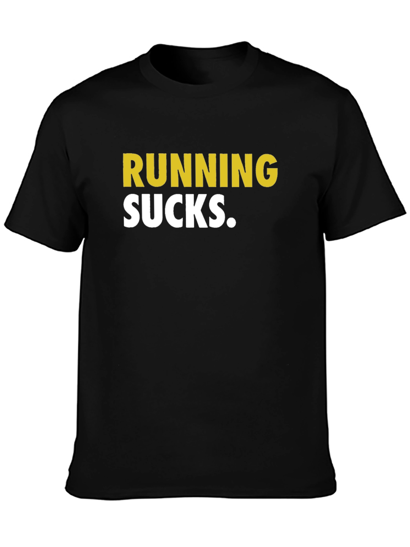 Camiseta Negra Running Sucks