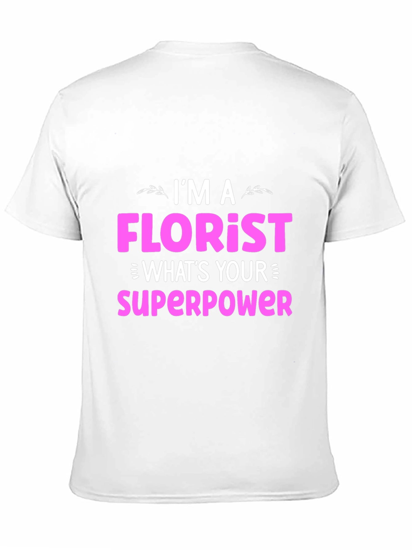 Camiseta Negra Florista Superpoder