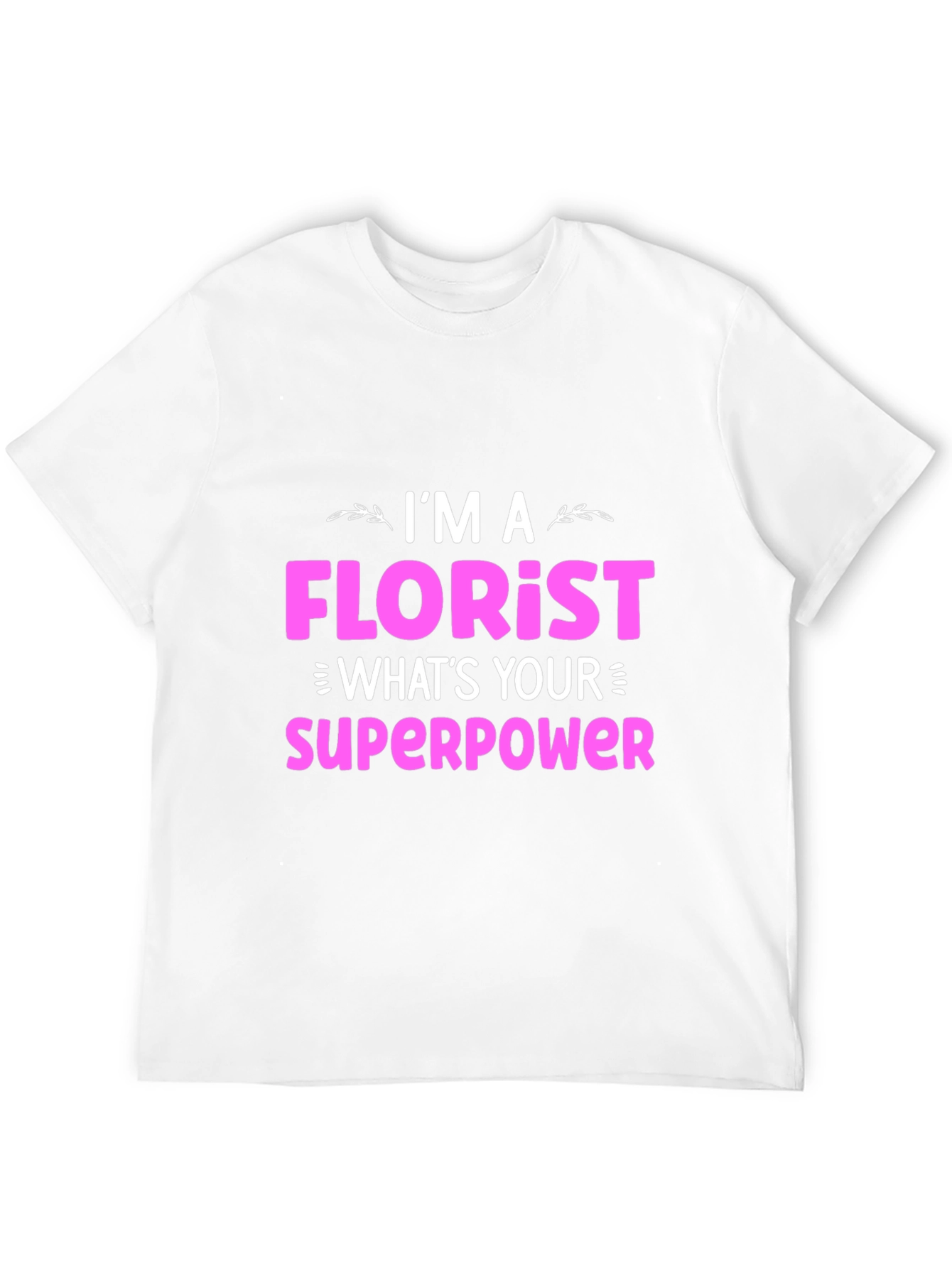 Camiseta Negra Florista Superpoder