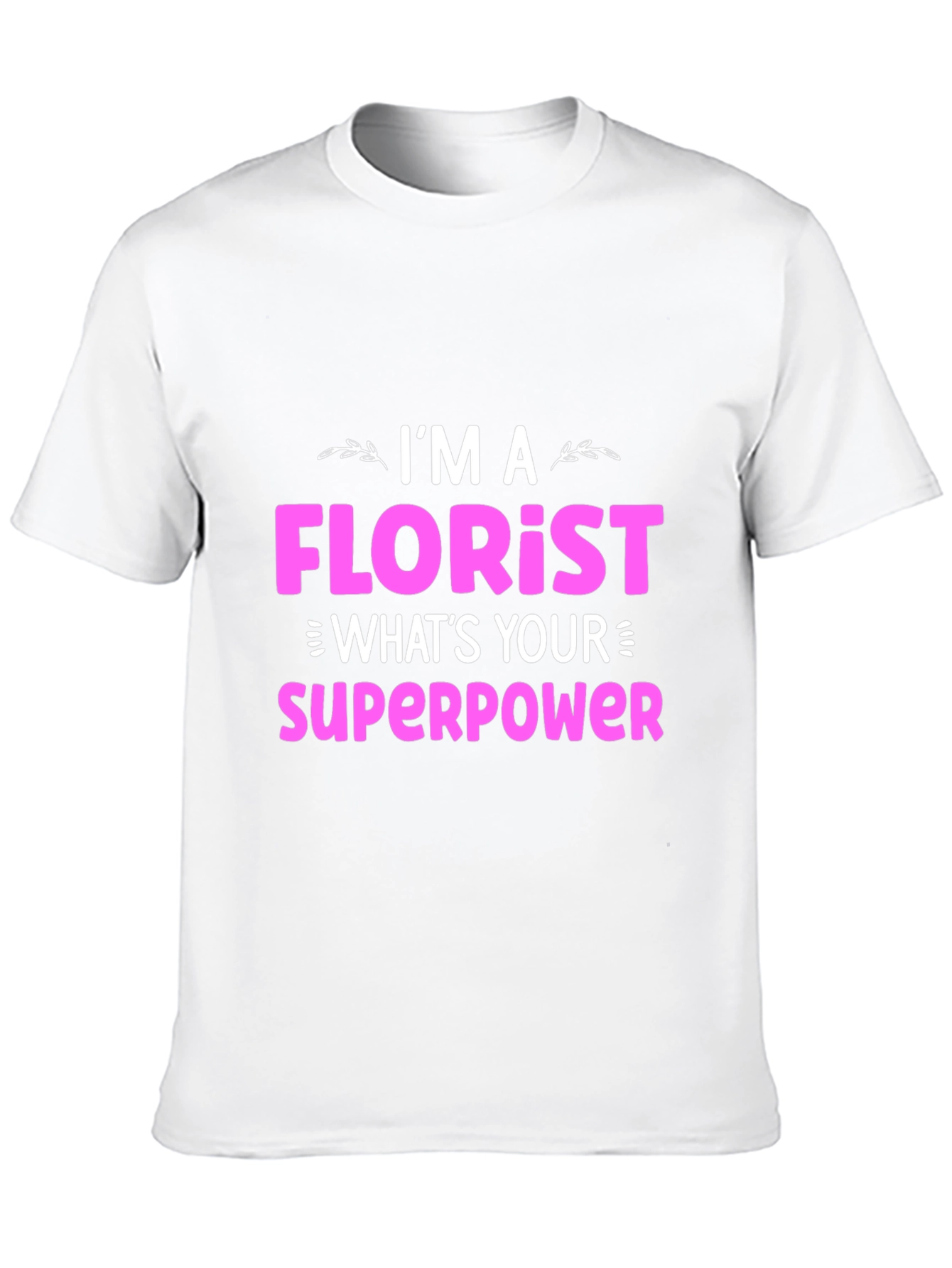 Camiseta Negra Florista Superpoder
