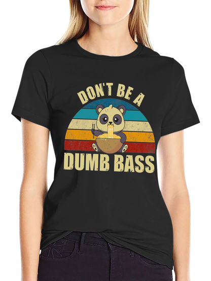 Camiseta Panda Comiendo Ramen - No Seas Tonto
