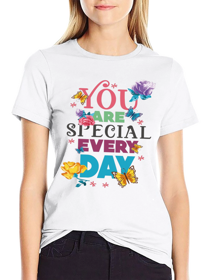 Camiseta Negra Eres Especial Cada Día
