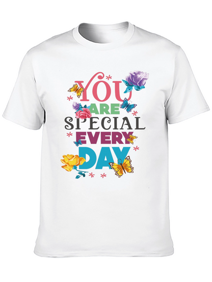 Camiseta Negra Eres Especial Cada Día