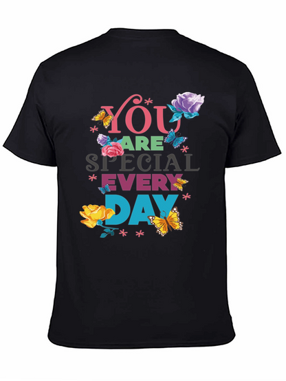 Camiseta Negra Eres Especial Cada Día