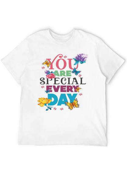 Camiseta Negra Eres Especial Cada Día
