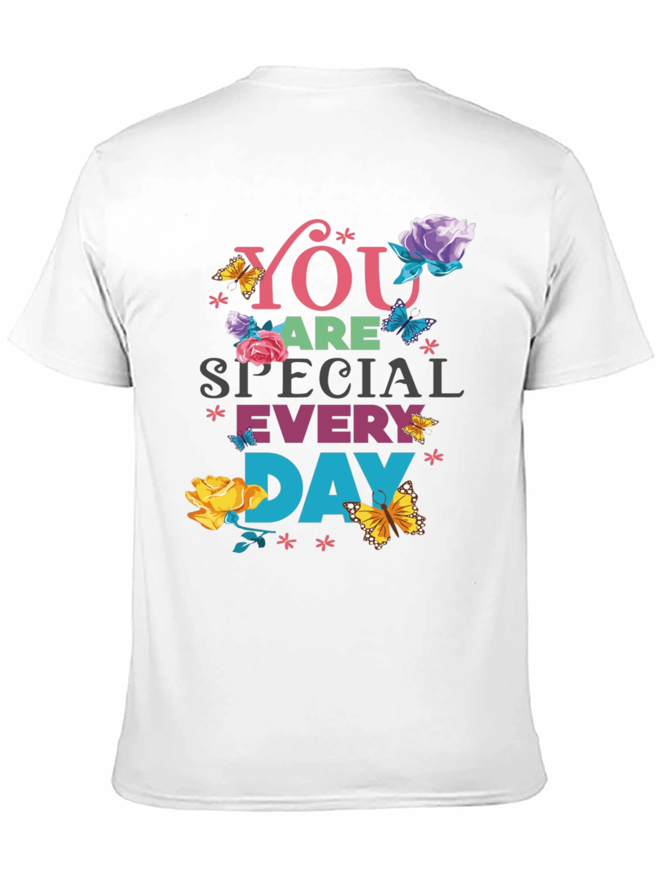 Camiseta Negra Eres Especial Cada Día