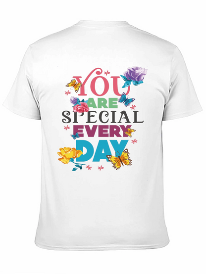 Camiseta Negra Eres Especial Cada Día