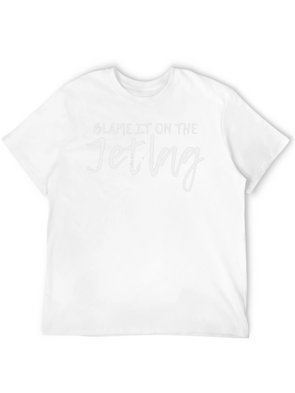 Camiseta Negra: Culpa al Jet Lag